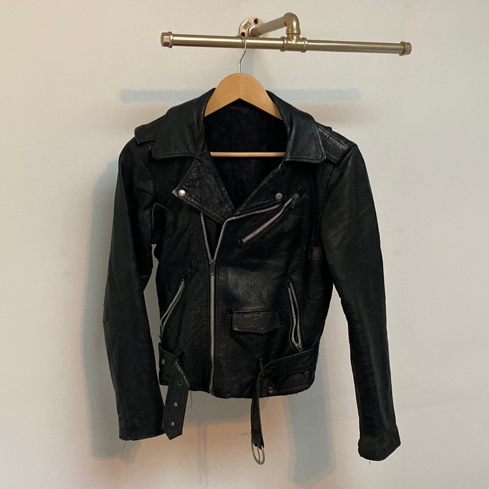 The coolest vintage leather jacket
